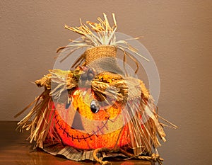 Decorated pumpkin