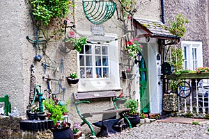 Decorated seaside cottage in Heysham Lancashire