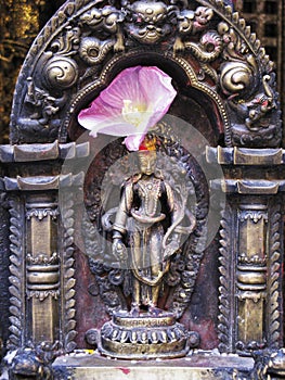 Decorated shrine in Nepal