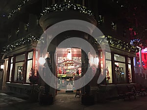 Decorated storefront at Universal Studios City Walk in Orlando, Florida