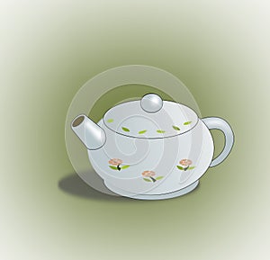 Decorated Teapot