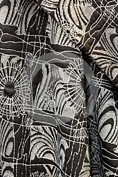 Decoratif textures background of design fabrics