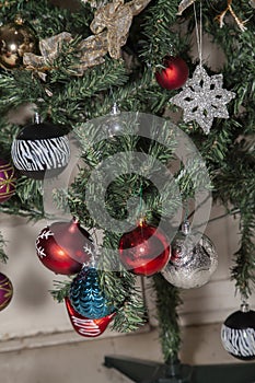Decorating a Christmas Tree
