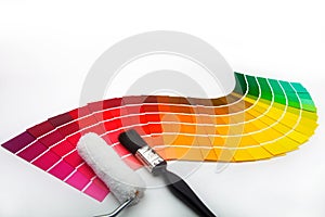 Decorating colour swatches photo