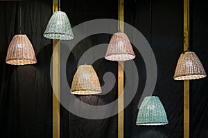 Decorating hanging lantern lamps