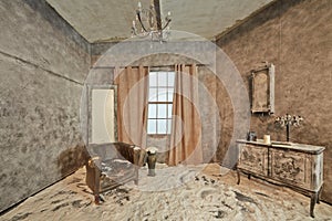 Decoration of abandoned room