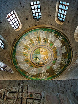 Decoration of Arian Baptistery in Ravenna