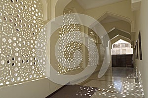 Decoration of Bastakiya Mosque in Dubai