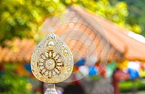 Decoration in the Buddhist temple in China, Sanya