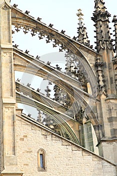 Decoration on Cathedral of St. Barbara