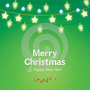 Decoration Christmas light background