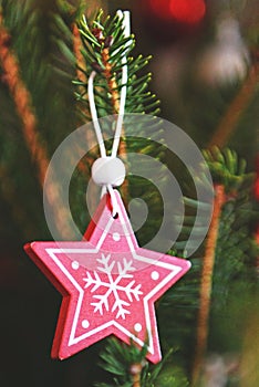 Decoration of Christmas tree