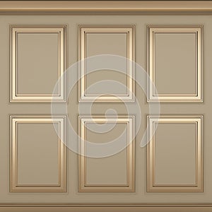 Decoration classic cream wall