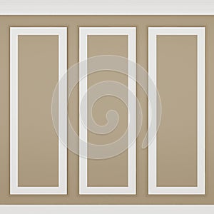 Decoration classic cream wall