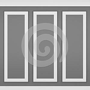 Decoration classic glay wall