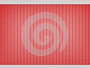 Decoration classic red wall