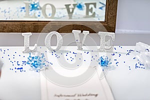 Decoration element for wedding or similar celebration