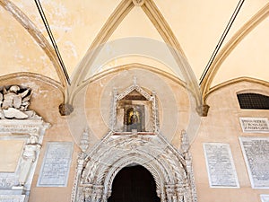 Decoration of entrace in Palermo Cathedral