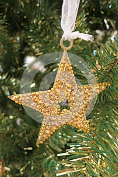 Decoration golden star