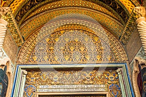 Decoration inside The belfry at Echmiadzin Cathedral