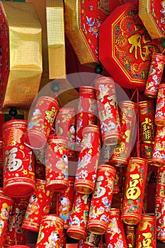 Decoration like firecracker in Chinese new year