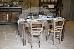 decoration of an old mill in Normandy