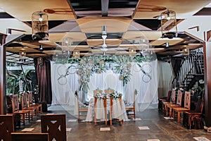 Decoration ruang chair white background