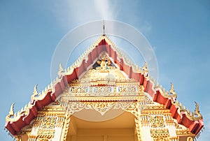 Decoration of Thai temple in Pattani, Thailand