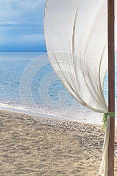 Decoration on tropical beach