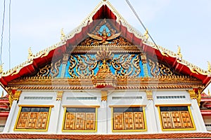 Decoration In Wat Phraya Tikaram, Ayutthaya, Thailand