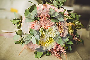 Decoration of wedding flowers