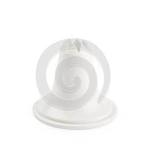 Decorational piping bag tip isolated