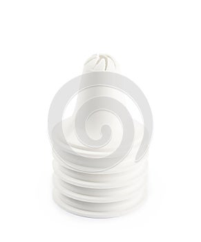 Decorational piping bag tip isolated