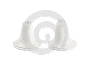 Decorational piping bag tip isolated