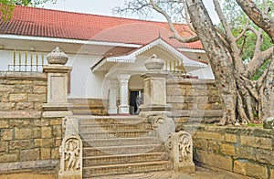 The decorations of the Bodhi Tree Temple photo