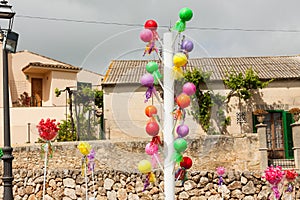 Decorations on the streets on \