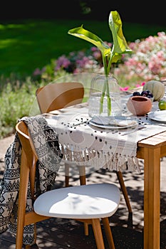 Decorations on the table