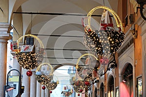 Decorations of  the ways in modena