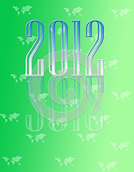 Decorative 2012 calender