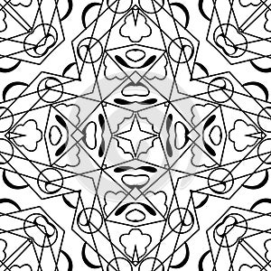 Decorative abstract pattern with a lines