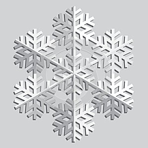 Decorative abstract snowflake.