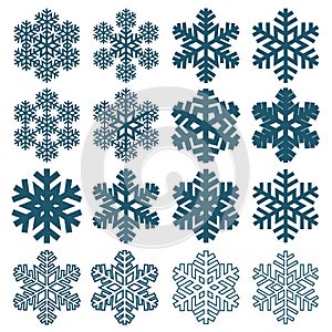 Decorative abstract snowflake.