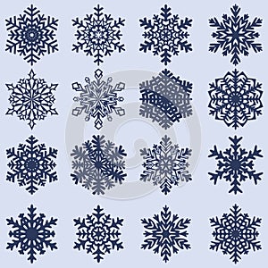 Decorative abstract snowflake.