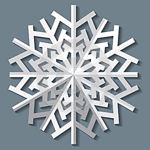 Decorative abstract snowflake.