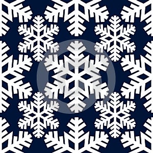 Decorative abstract snowflake. Seamless
