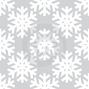 Decorative abstract snowflake. Seamless