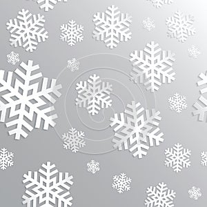 Decorative abstract snowflake. Seamless