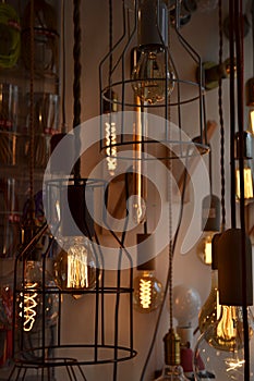 Decorative antique light bulbs