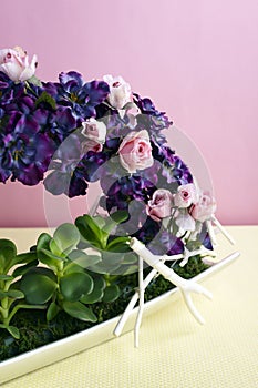 Decorative artificial flowers