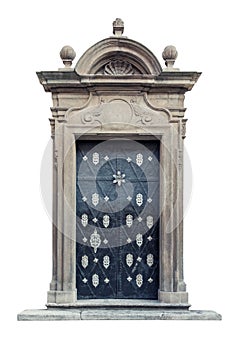 Decorativo barroco palacio puerta 